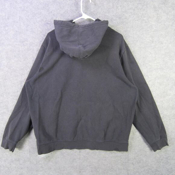 The North Face Hoodie Sweatshirt Mens XL Black Half Dome Logo Fleece Pullover - Picture 7 of 11